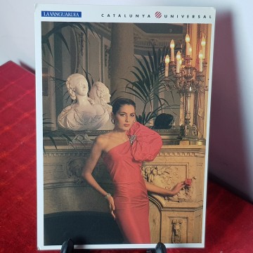 Postal taller de alta costura Carmen Mir