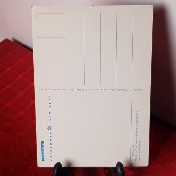 Postal taller de alta costura Carmen Mir