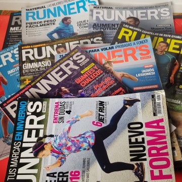 5 € Lote 15 revistas de atletismo runner's world 2018 2017