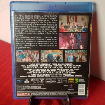 5 € Los bucaneros bluray Yul Brynner Charlton Heston comprar