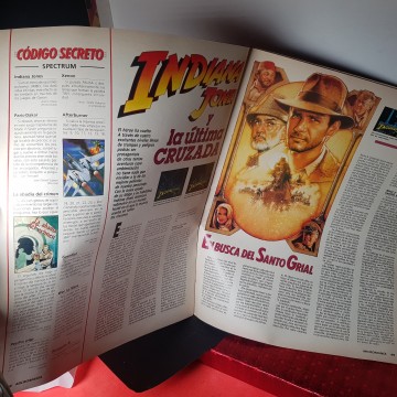 Revista de videojuegos Micromania 16 Indiana Jones y la última cruzada