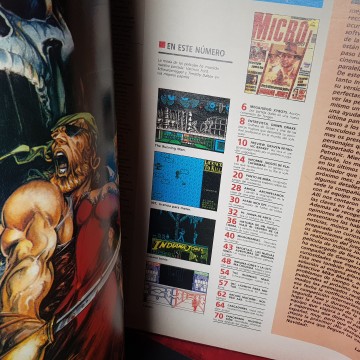 Revista de videojuegos Micromania 16 Indiana Jones y la última cruzada