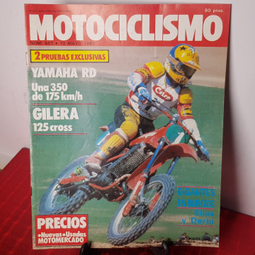 Revista Motociclismo 657 mayo 1980 yamaha rd Gilera Impala Bultaco