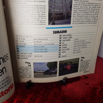 Revista de automóviles coches motor 16 67/1985 automóvil Alfa Romeo 90