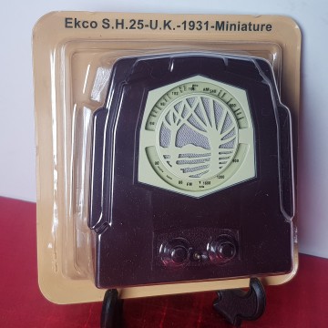 Radio en miniatura echo s.h. 25 colección radios de antaño nueva