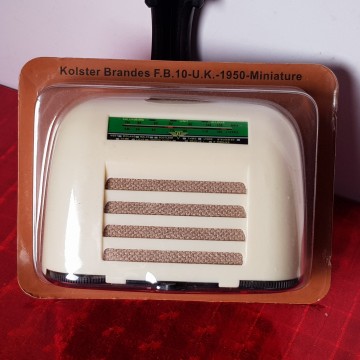 Kolster Brandes f. B. UK 1950 radio miniatura radios de antaño