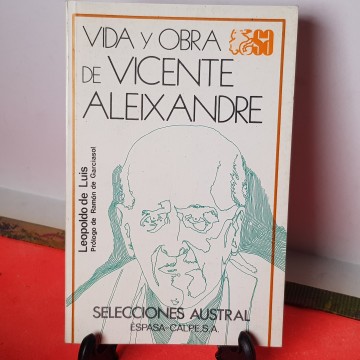Vida y obra de Vicente aleixandre, biografía de Leopoldo de Luis