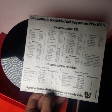 Disco agrupación sindical de Aseguradores de vida Fernando Rey