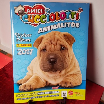 álbum nuevo y vacío animalitos amici cucciolotti Panini 2017