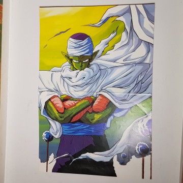 1 € Póster Dragon Ball Z son Goku y son Gohan años 90