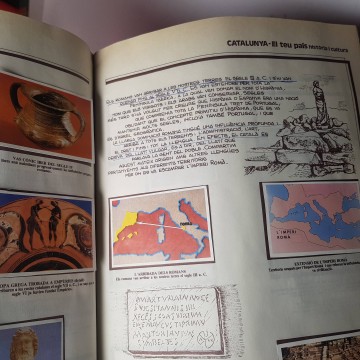 5 € Àlbum complet Catalunya el teu país història i cultura cromos 3