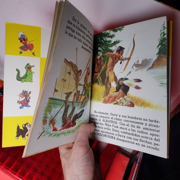 David crockett, Walt Disney pequeño libro dorado edigraf 1970