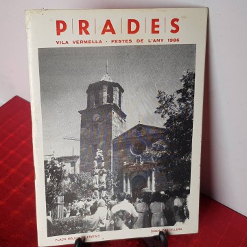 Programa festes majors de Prades 1986 Vila vermella