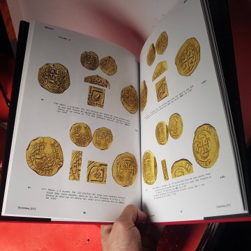 Catálogo subasta aureo & calicó oro macuquino numismática 2013 comprar
