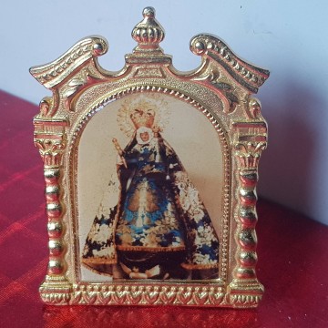 Reliquia Virgen María marco metálico antiguo 3 €