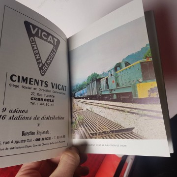 Guía turística compañía de trenes chemins de fer de la Provenza 1973