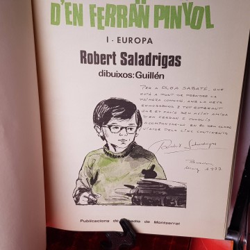 El viatge prodigiós d'en Ferran Pinyol Robert saladrigas llibre firmat