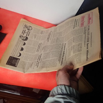 Periódico mundo diario volem l'Estatut 25 octubre 1977 Tarradellas