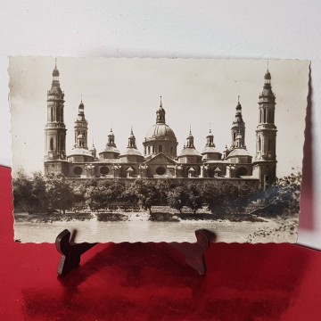 Antigua postal Basílica del Pilar Zaragoza Garcia garrabella y compañía 303