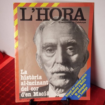Revista l'hora 5 el Setmanari de Catalunya Francesc Macià