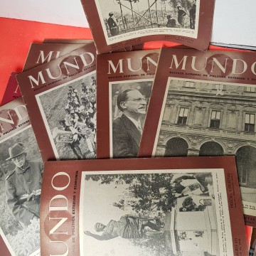Lote revistas años 40 mundo revista de política exterior y economía