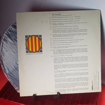 Parla Josep Tarradellas vinil lp discurs President de la Generalitat
