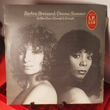 Barbra Streisand Donna Summer no more Tears Maxi Single 45 rpm