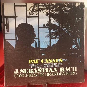 Pau Casals Johann Sebastian Bach concerts de Brandenburg LP vinilo