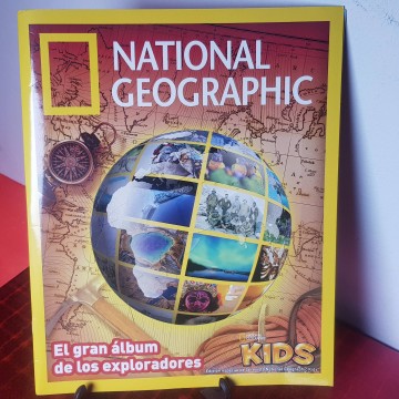 Álbum vacío National Geographic kids el gran álbum de los exploradores