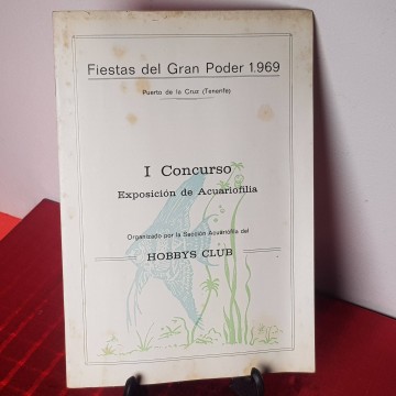 Programa fiestas del Gran Poder Puerto d la Cruz concurso acuariofilia