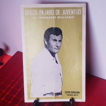 Programa teatro Barcelona dulce pájaro de juventud Arturo Fernández