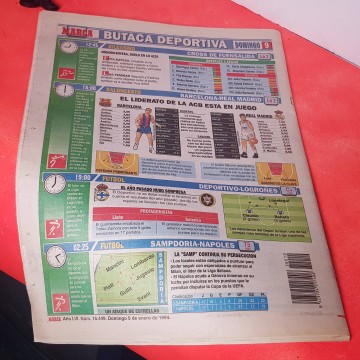 Marca Barça F C Barcelona 5 Real Madrid 0 un baño 9 enero 1994