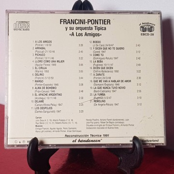 Francini Pontier y su Orquesta Típica a los amigos CD tangos 1 € tango