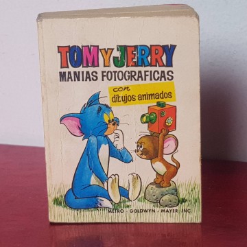 Librito cómic Tom y Jerry manías fotográficas 4 editorial Bruguera