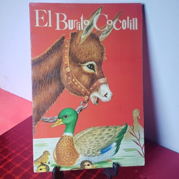 Cuento infantil el Burrito cocolin editorial Fher años 60 difícil