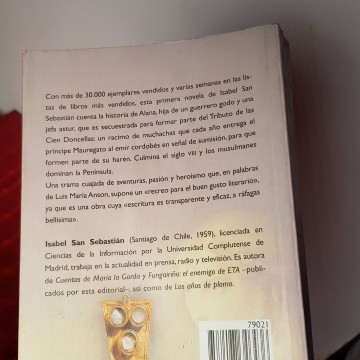 La visigoda Isabel San Sebastian novela histórica 1. 50 €