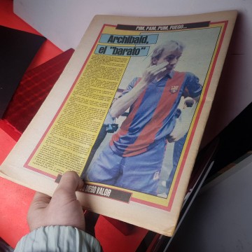 Diario Sport 1692 1 agosto 1984 póster equipo plantilla RCD Espanyol