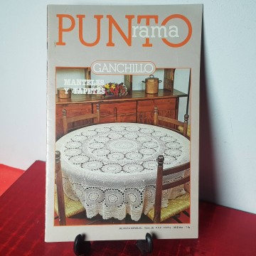 Revista de ganchillo punto rama 30 manteles y tapetes