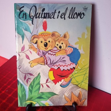 Conte infantil antic en Quimet i el lloro Editorial Lito anys 60