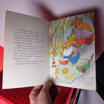 Conte infantil antic en Quimet i el lloro Editorial Lito anys 60
