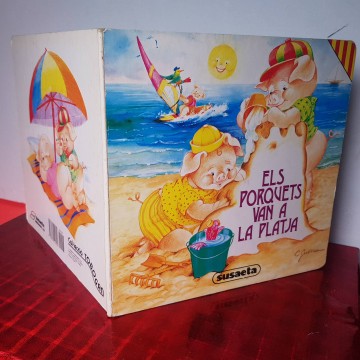 Els porquets van a la platja conte infantil antic en català