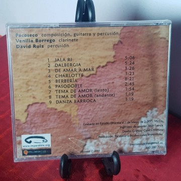 Pacoseco trío Dalbergia CD precintado nuevo 3 € Paco seco trío