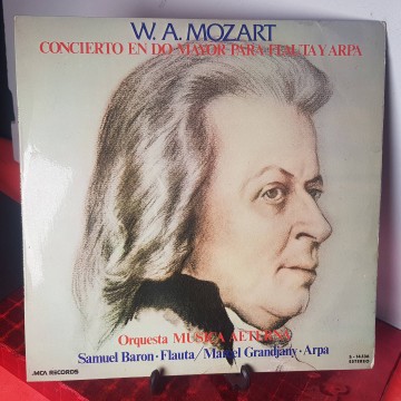 Vinilo LP Mozart concierto en Do mayor para flauta y arpa 1 €