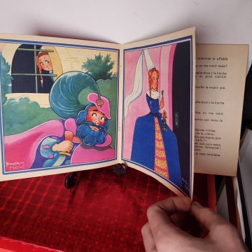 Antiguo cuento infantil Barba Azul ilustraciones Beatrice Mallet hemma