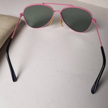 Antiguas gafas años 70 de sol montura metálica color rosa 4 € comprar