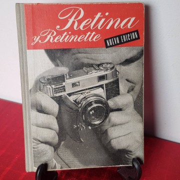 Antiguo libro Manual fotografía en retina y retinette W D Emmanuel