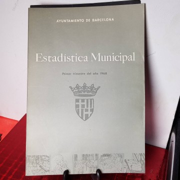 Estadística municipal 1968 Ayuntamiento de Barcelona, mercadillo