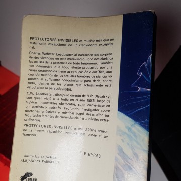 Protectores invisibles c. W. Leadbeater 3 € libro poderes psíquicos