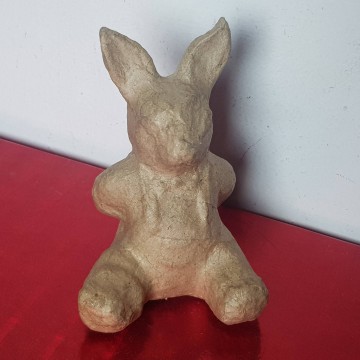 Figura de conejo cartón piedra 1 € comprar pongo