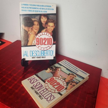 Al descubierto y así son ellos dos libros Beverly Hills 90210